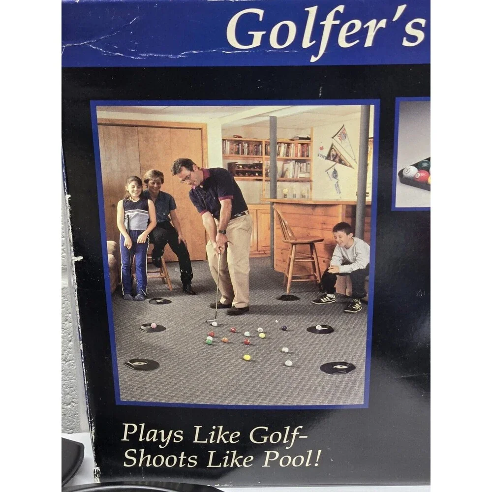 Club Champ Golfer's Putter Pool - Plays like Golf, Shoots like Pool Complete Set